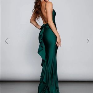 Windsor Emerald green dress size L NWT